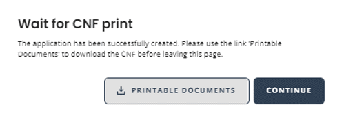 Wait for CNF print